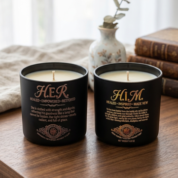 H.E.R. + H.I.M. Candle Bundle
